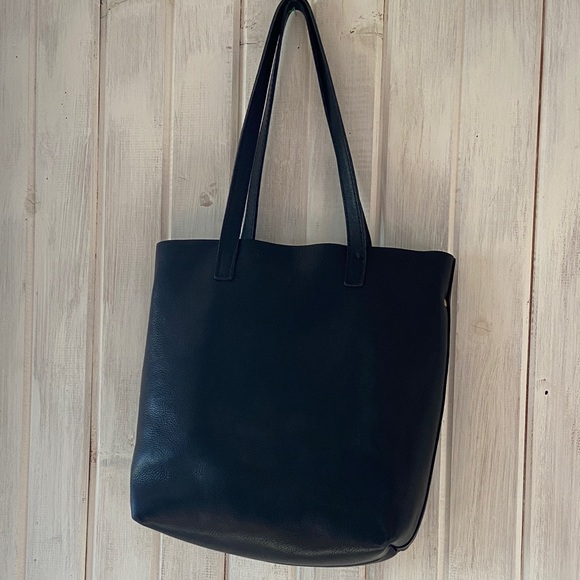 Portland Leather Black tote bag - Picture 5 of 10